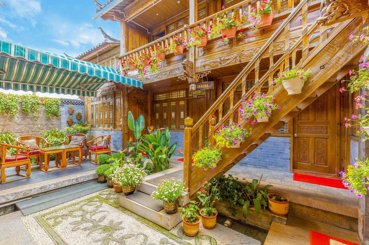 He Mu Ju Inn Zhongyi Branch Лицзян Экстерьер фото